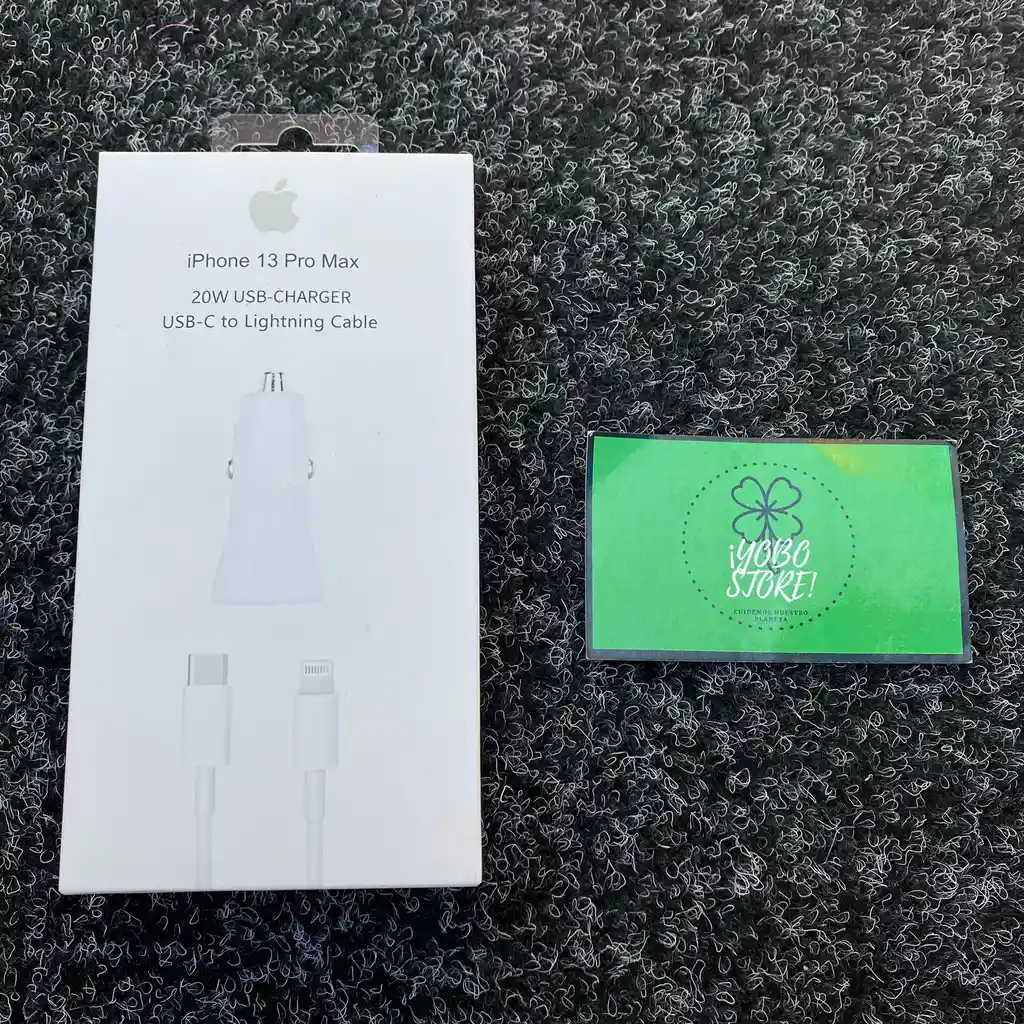 Adaptador / Cargador Plugin Para Carro Con Cable Usb-c A Iphone
