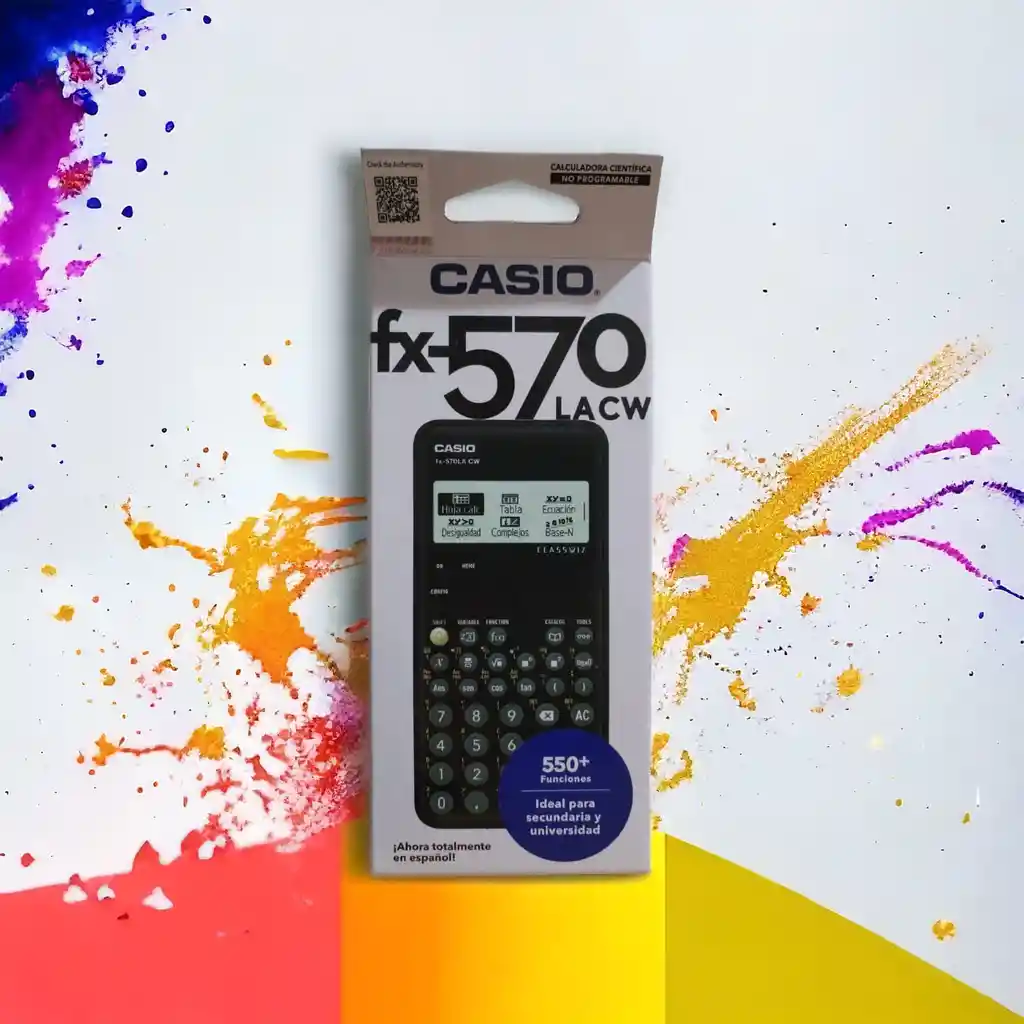 Calculadora Científica Casio Fx 570lacw 550+ Funciones