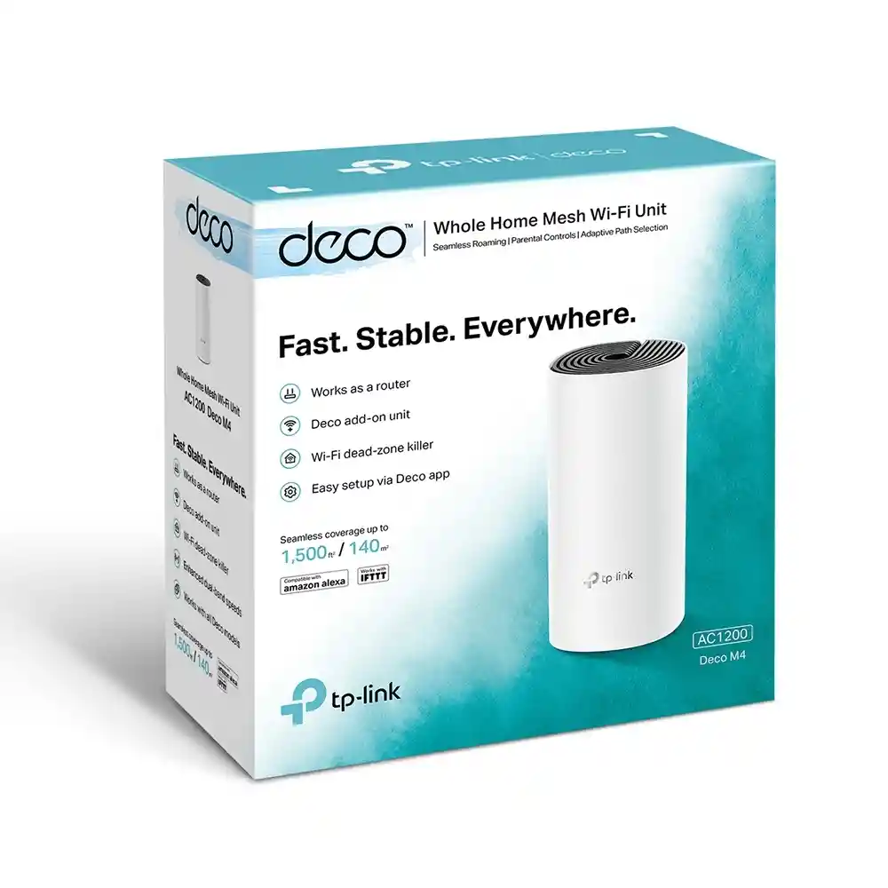 Sistema Wifi En Malla Ac1200 Gigabit, Tp-link Deco M4 (1-pack)