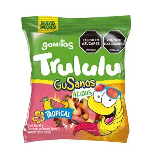 Gusanos Ácidos Tropical Trululu 80g