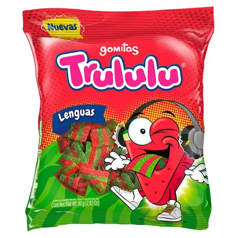 Gomita Trululu Lenguas X80gr