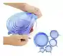 Tapas De Silicona Elásticas X6 Reutilizables Adaptables