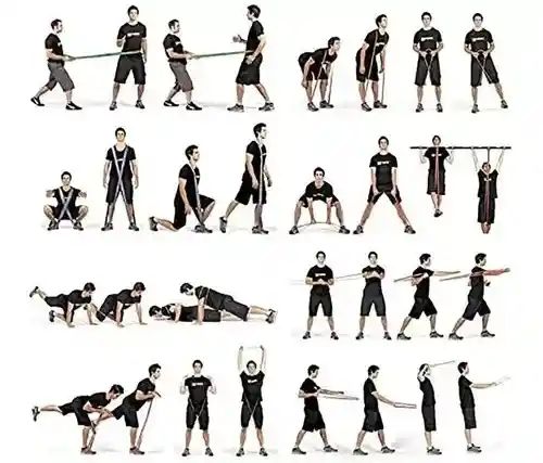 Banda Elástica Morada 35/85 Lb Tensión Crossfit Fisioterapia Tonifica Incrementa Masa Tren Inf-sup
