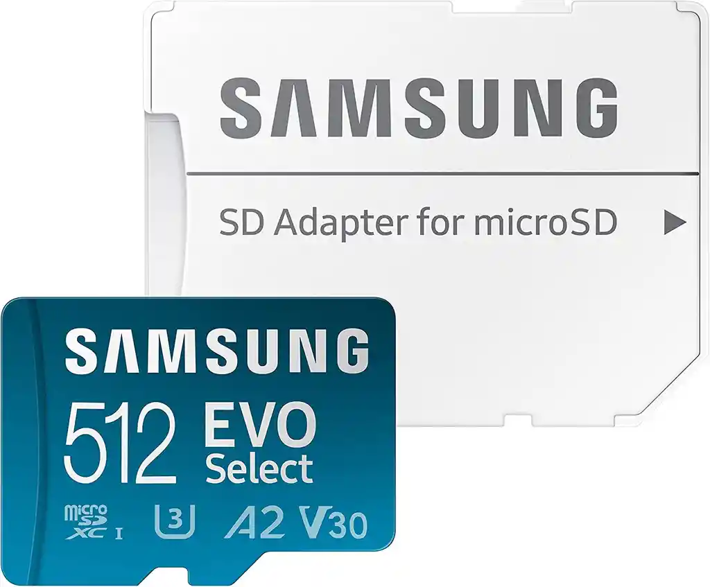 Memoria Samsung Evo Select 512 Gb Compatible Con Nintendo Swich Hasta 130 Mb/s