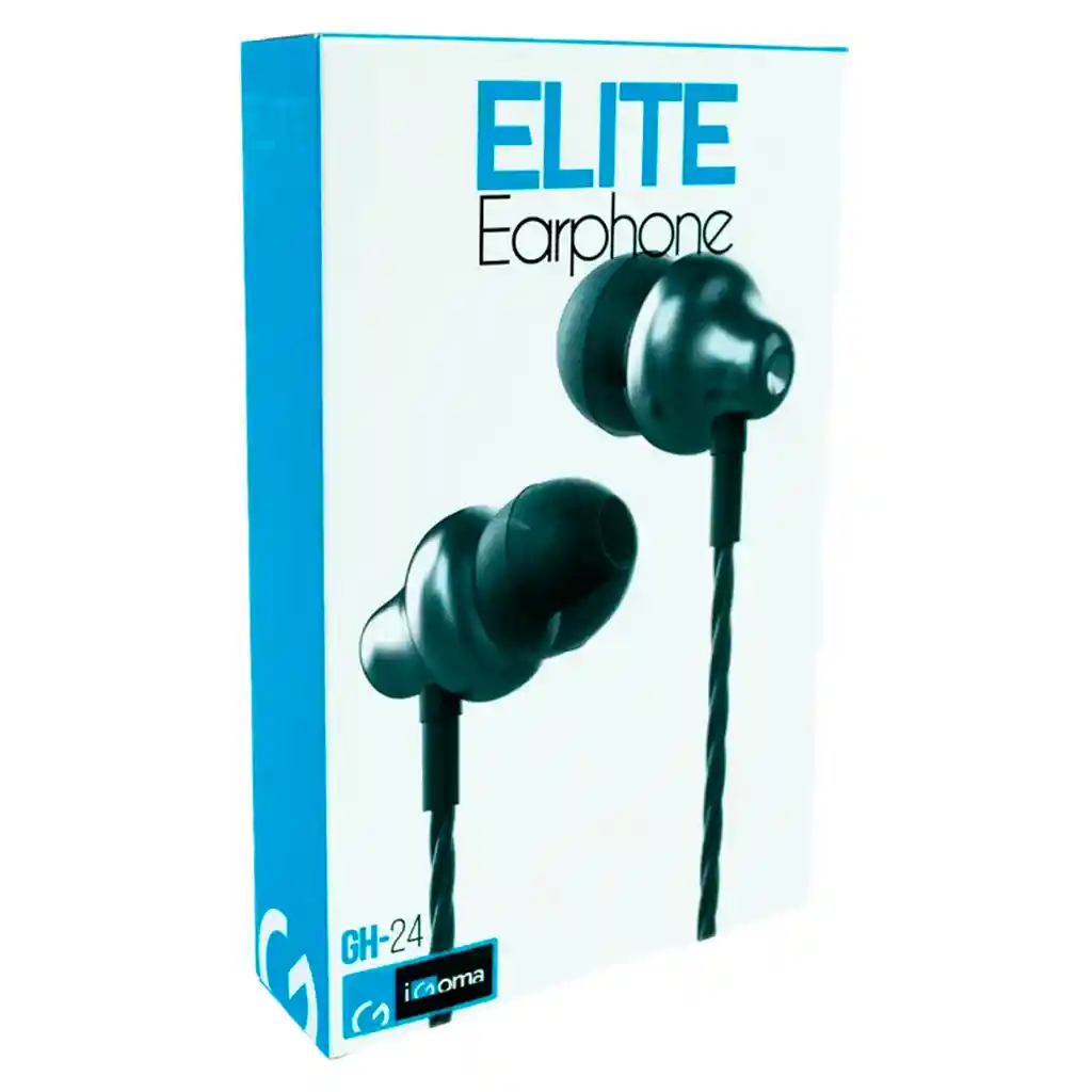 Audífonos Manoslibres Microfono Elite Earphone Igoma Gh-24 Color Aleatorio