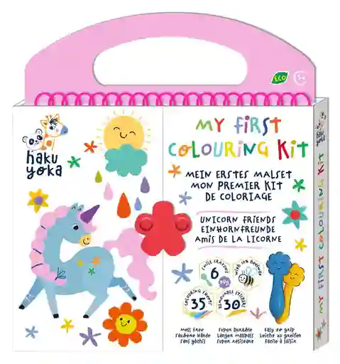 Set De Actividades Para Niños Libro Para Colorear Niñas Unicornios