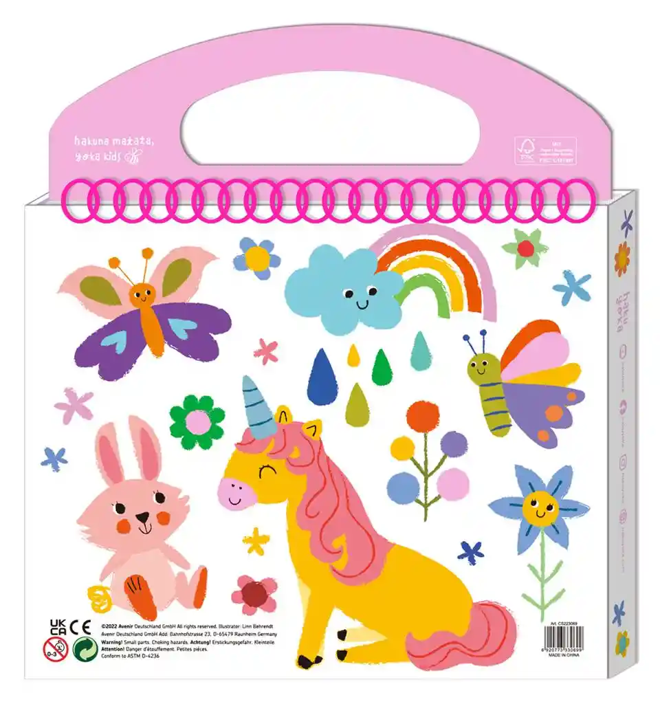 Set De Actividades Para Niños Libro Para Colorear Niñas Unicornios
