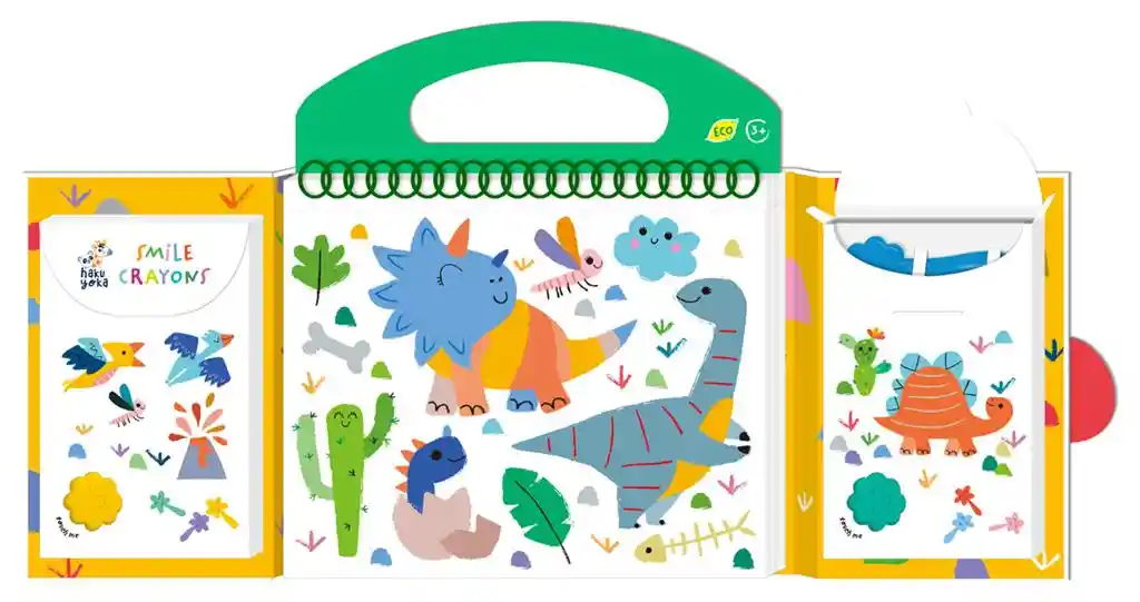 Set De Actividades Para Niños Libro Para Colorear Niñas Dinosaurios