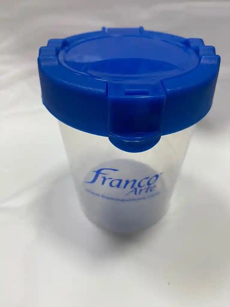 Envase Para Lavar Pinceles Franco *und