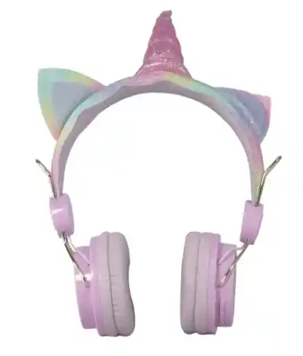 Diadema Unicornio Audífonos Inalámbrico Bluetooth Ah-808