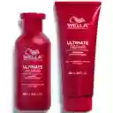 Duo Wella Ultimate Repair - Shampoo 250ml Y Acondicionador 200ml