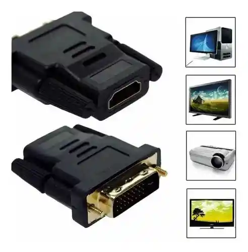 Convertidor De Video Dvi-d 24+1 Pines Digital A Hdmi Hd 1080p