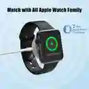 Reloj Apple Watch 2en1 Cargador Magnético Ligthning Tipo C Mfi20w