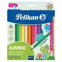 Colores Jumbo Triagular Pelikan Caja X12