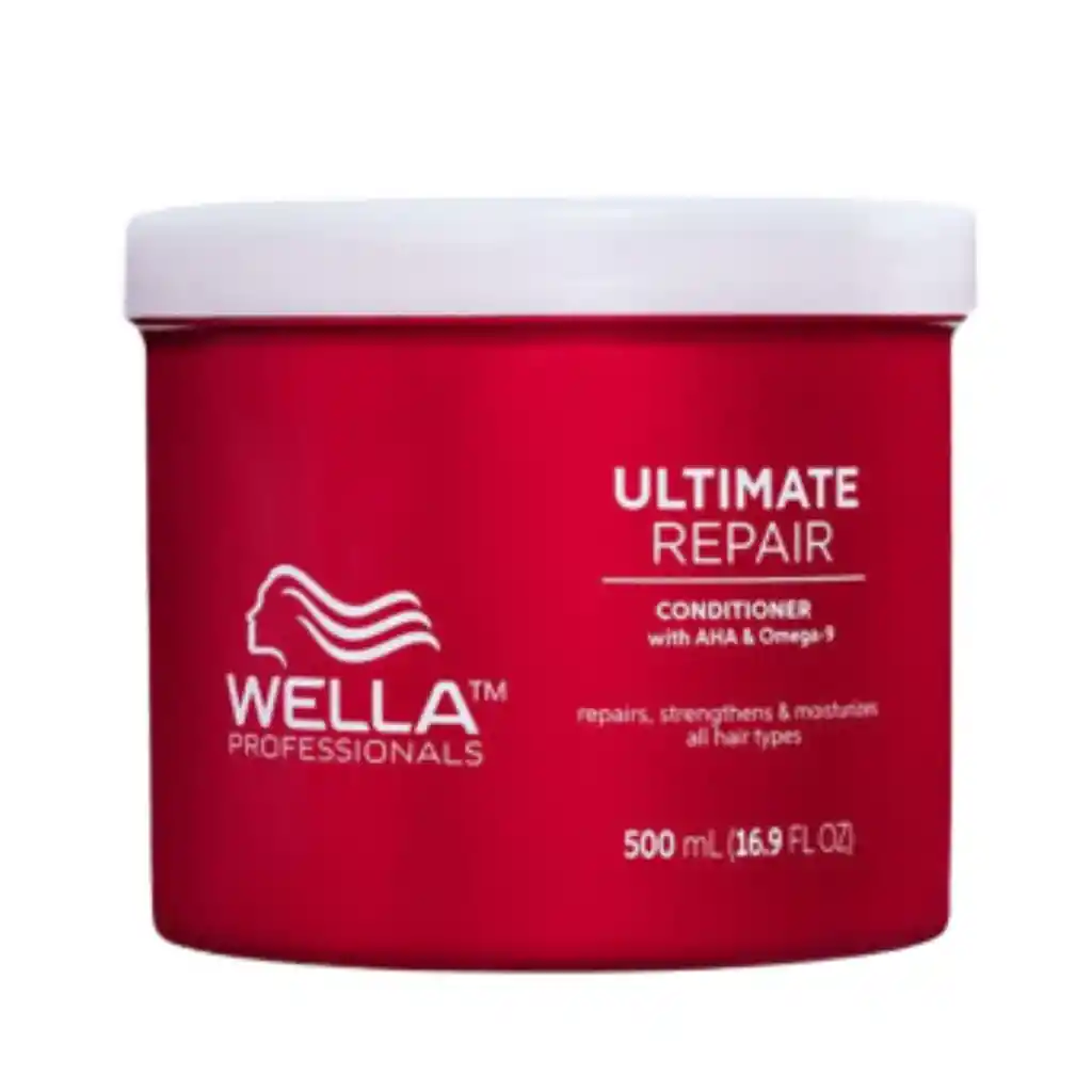 Kit Wella Ultimate Repair - Shampoo Litro - Acondicionador - Termoprotector