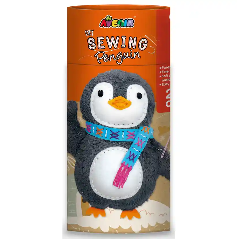 Juguete Niñas Set De Arte Y Manualidades Pinguino Tejidos