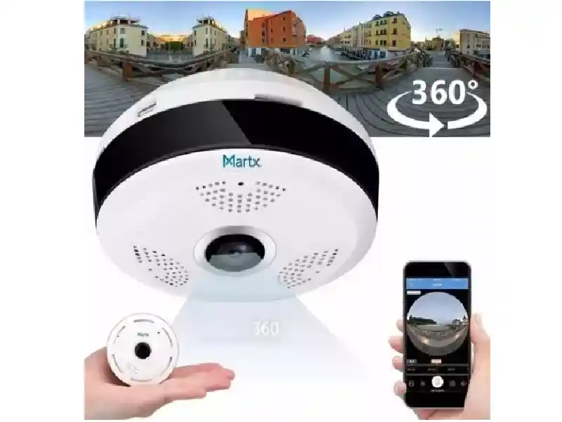 Camara Ip Ojo De Pez 360 App V380 Pro 1080p Wifi Micro 128g