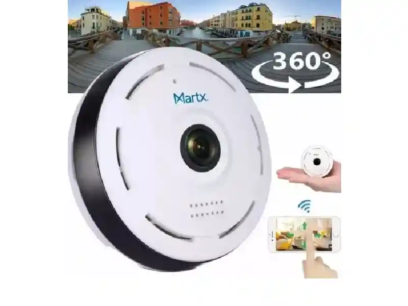 Camara Ip Ojo De Pez 360 App V380 Pro 1080p Wifi Micro 128g