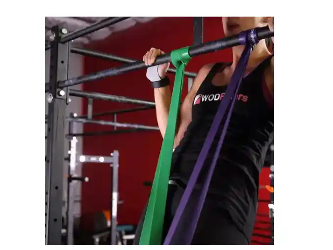 Banda Resistencia 50-125lb Crossfit Pull Ups Verde Látex 100% Natural Aerobics Y Fitness Bandas Elásticas.