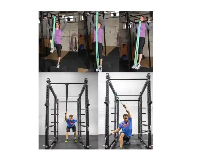 Banda Resistencia 50-125lb Crossfit Pull Ups Verde Látex 100% Natural Aerobics Y Fitness Bandas Elásticas.