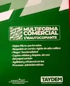 Multiforma Comercial 1/16 Autocopiante