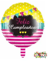 Globo Redondo Feliz Cumpleaños