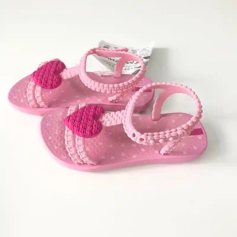 Sandalia Corazon Rosa/rosa My First Ipanema Baby Talla 25/26