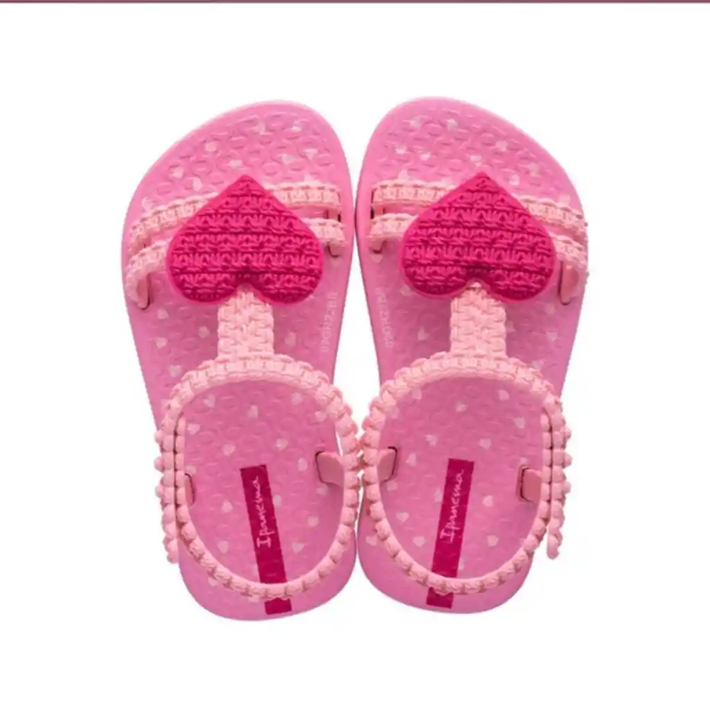 Sandalia Corazon Rosa/rosa My First Ipanema Baby Talla 25/26