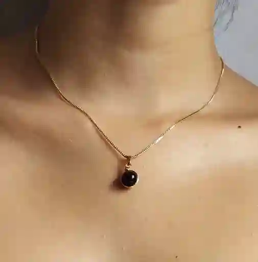 Collar Piedra Natural Lapislázuli