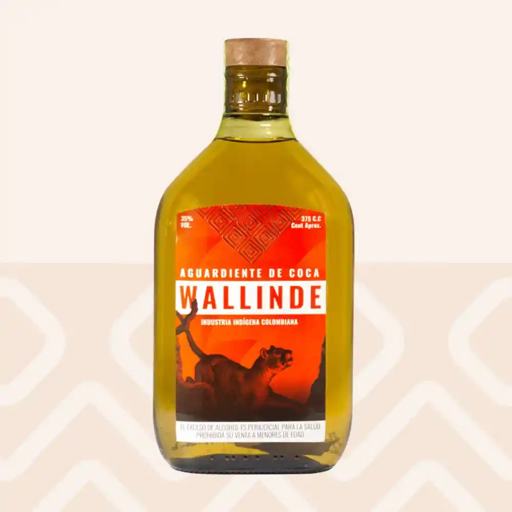 Aguardiente De Coca Wallinde X 375 Ml