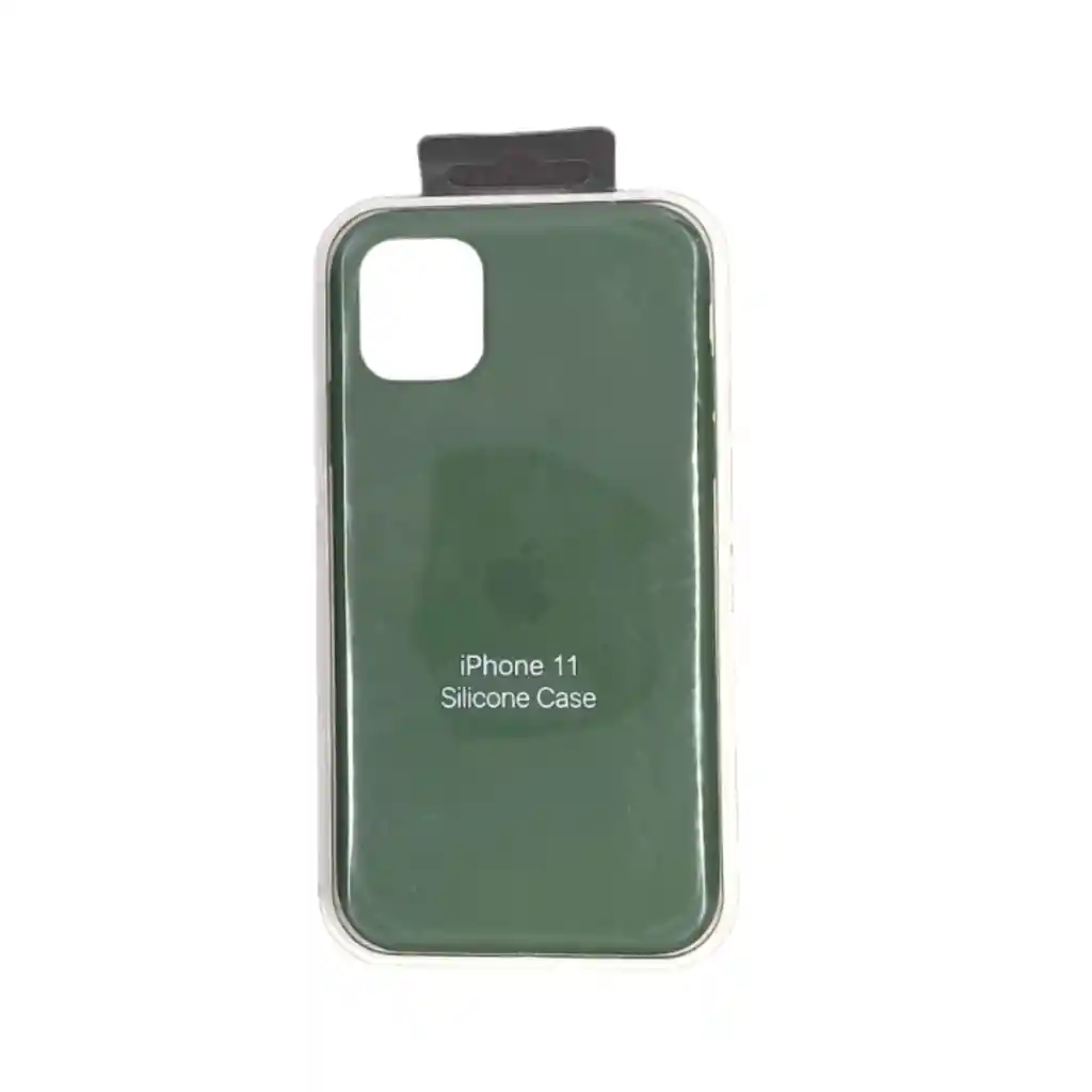 Forro Silicone Case Iphone 11 Verde