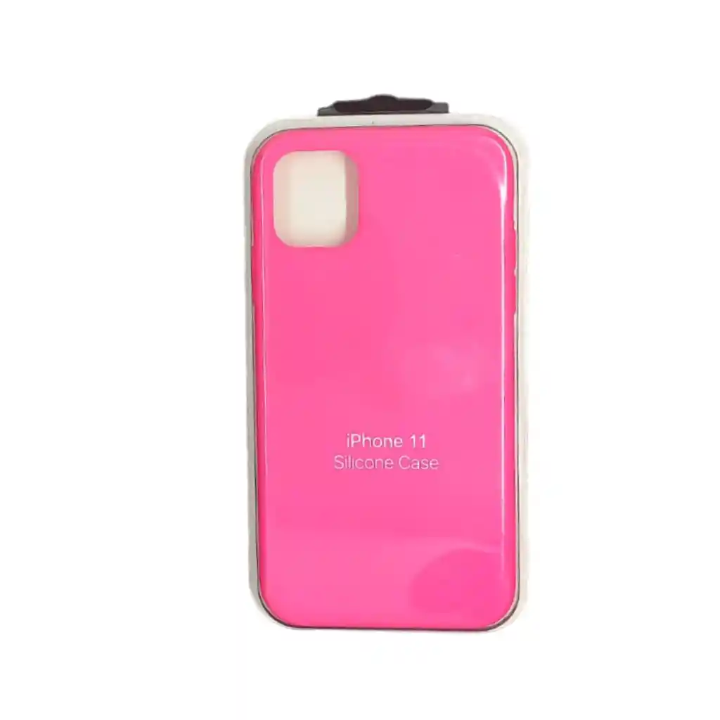 Forro Silicone Case Iphone 11 Fucsia