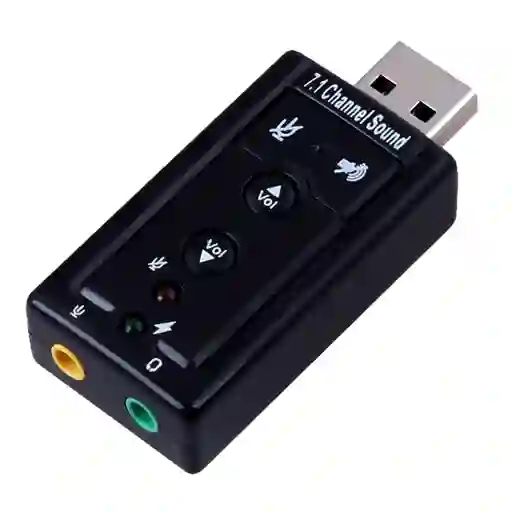 Tarjeta De Sonido Usb 7.1