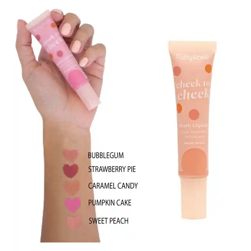 Rubor Líquido Cheek To Cheek Tono Pumpkin Cake Ruby Rose