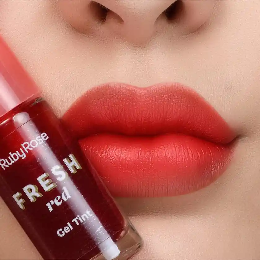 Tinta Gel Tint Tono Fresh Red Ruby Rose