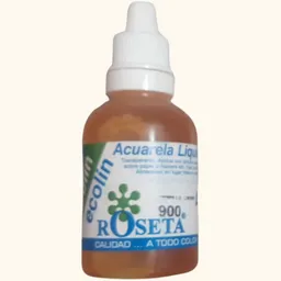 Roseta Acuarela Liquida Ecolin Amarillo