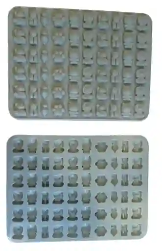 Molde Silicona Reposteria Animalitos - 60 Figuras