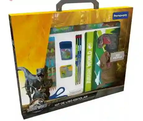 Kit Escolar Caja Jurassic World Primavera