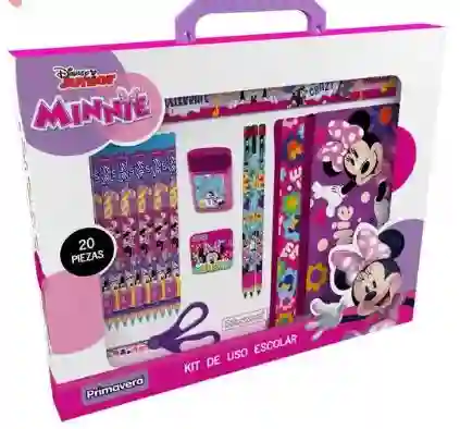 Kit Escolar Caja Minnie Primavera