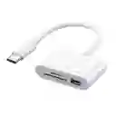 Adaptador Tipo C, Lector De Tarjetas De Memoria Tf Cf Sd, Otg Writer Compact Flash Usb-c