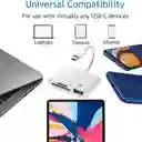 Adaptador Tipo C, Lector De Tarjetas De Memoria Tf Cf Sd, Otg Writer Compact Flash Usb-c