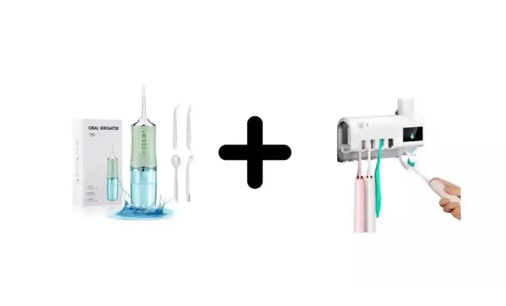 Irrigador Oral Recargable Mas Esterilizador Cepillos