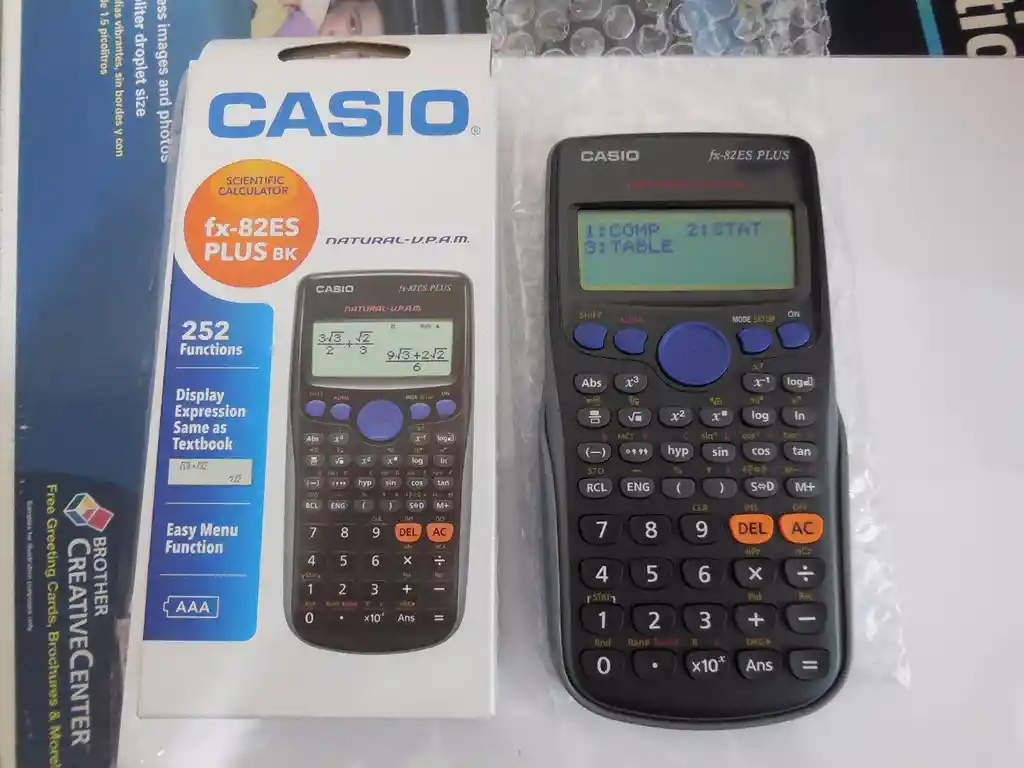 Calculadora Casio Cientifica 252 Funciones Ref Fx-82 Es Plus