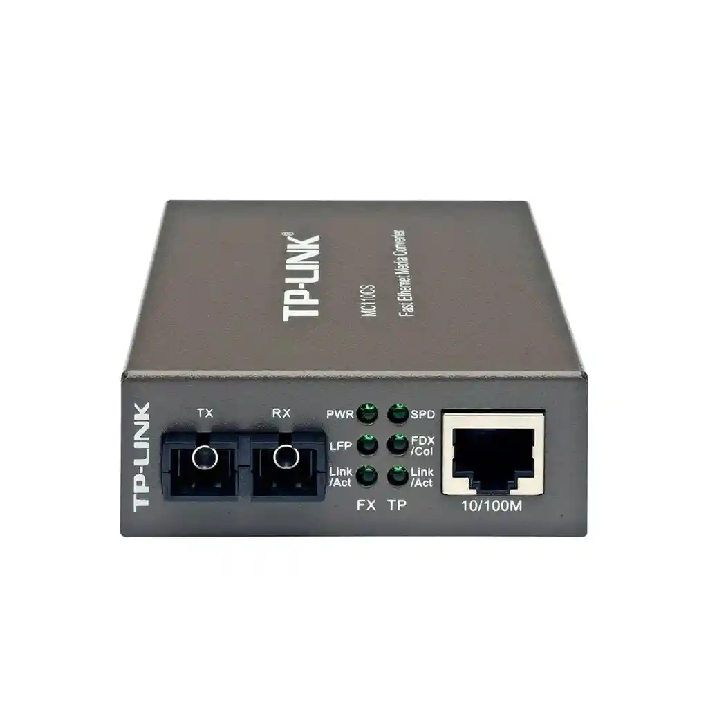 Tp-link Mc110cs Convertidor Multimodo Fibra Rj45 10/100mbps