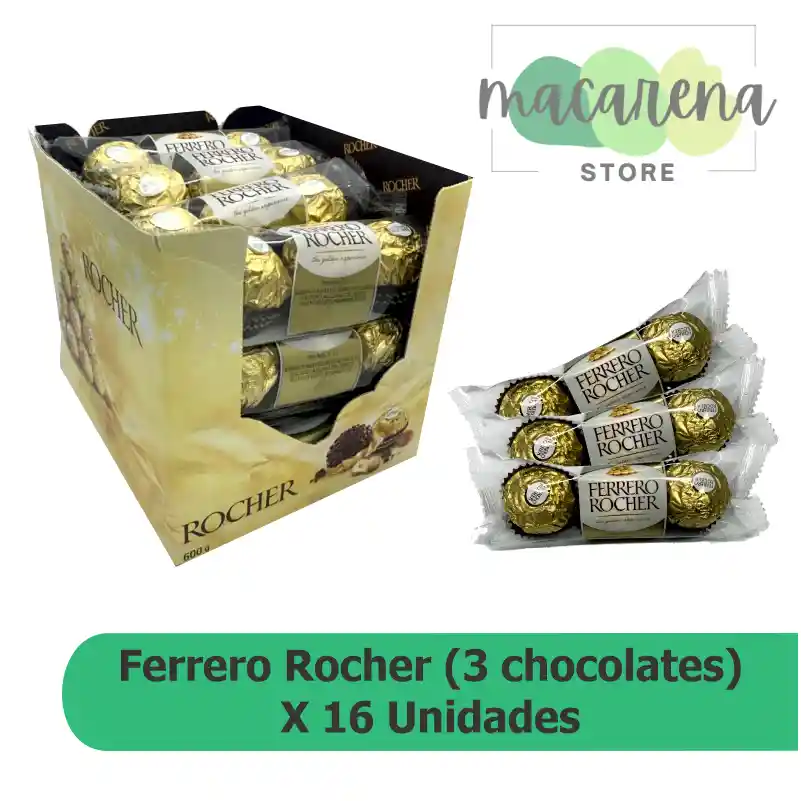 Ferrero Rocher X3chocolates X16