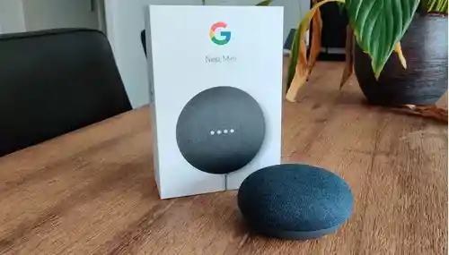 Google Nest Mini 2nd Gen Con Asistente Virtual Google Assistant Negro 110v/220v