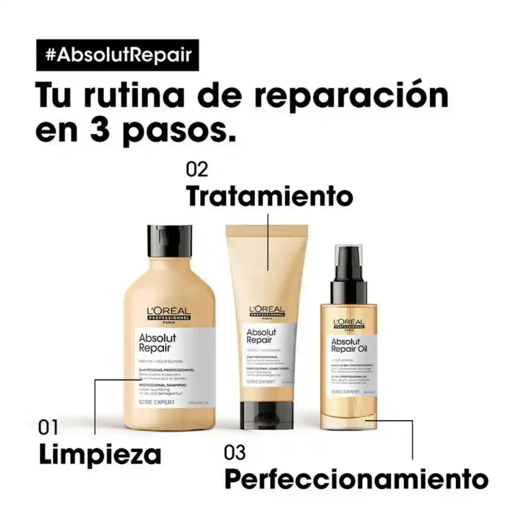 Loreal Absolut Repair - Shampoo 500ml