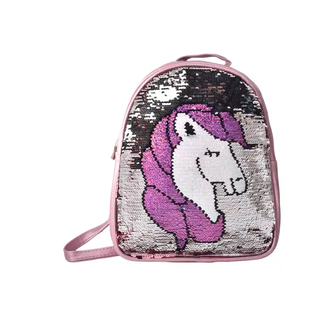 Maleta Pequeña Infantil Regalo Niña Lentejuelas Unicornio