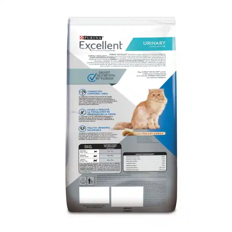 Excellent Urinary Cat 1 Kg Excellent Gatos Urinary Purina Excellent Urinario 1kg