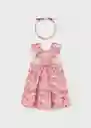 Vestido Con Diadema Estampado Better Cotton Bebé Talla 36 Meses Mayoral